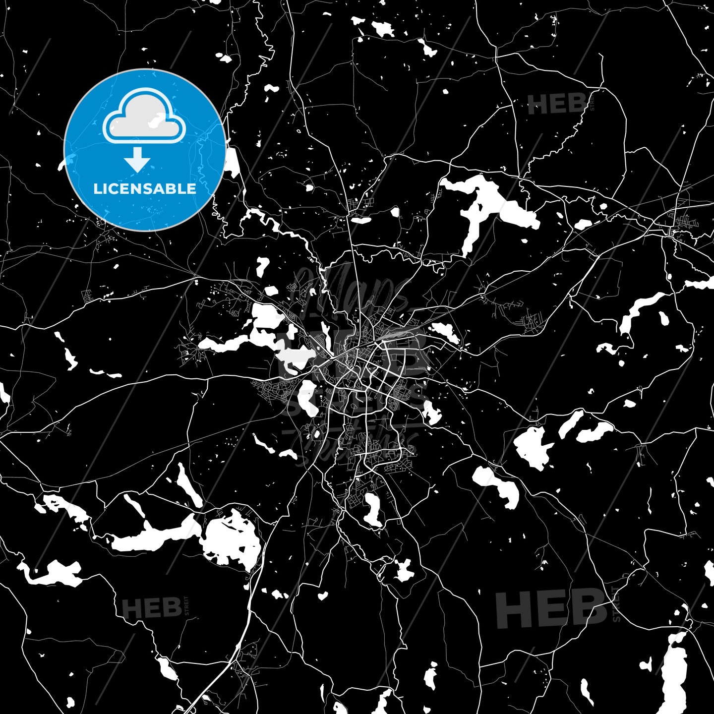 Olsztyn, Poland map