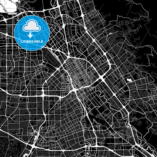 San Jose, USA map