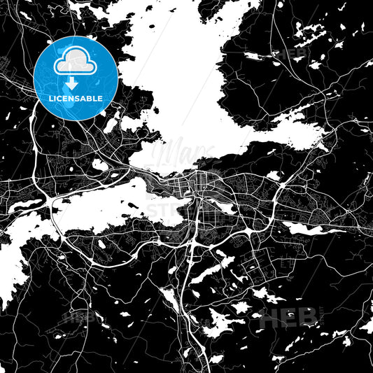Tampere, Finland map