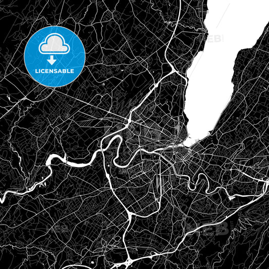 Vernier, Switzerland map