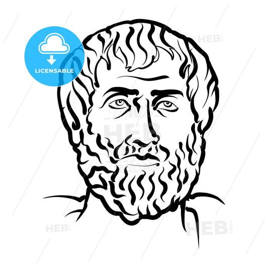 Aristotle Modern Vector Drawing