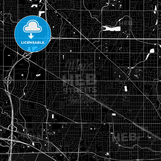 Arlington Heights, Illinois, United States, PDF map