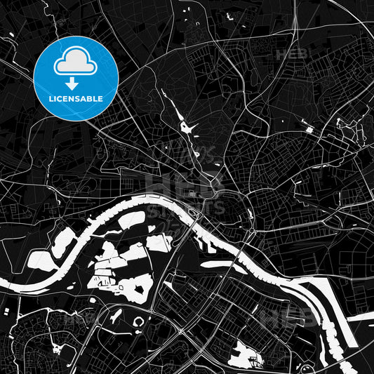 Arnhem, Netherlands PDF map