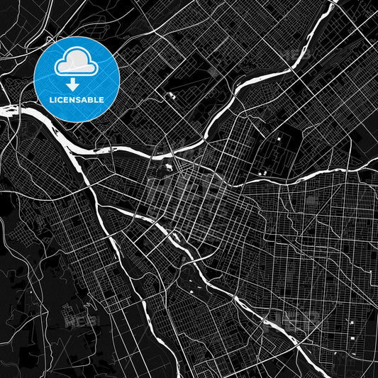 Asahikawa, Japan PDF map