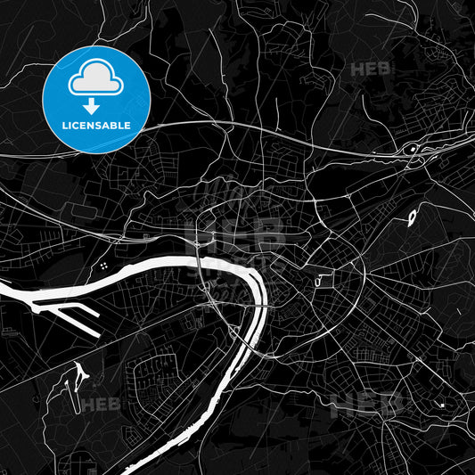 Aschaffenburg, Germany PDF map