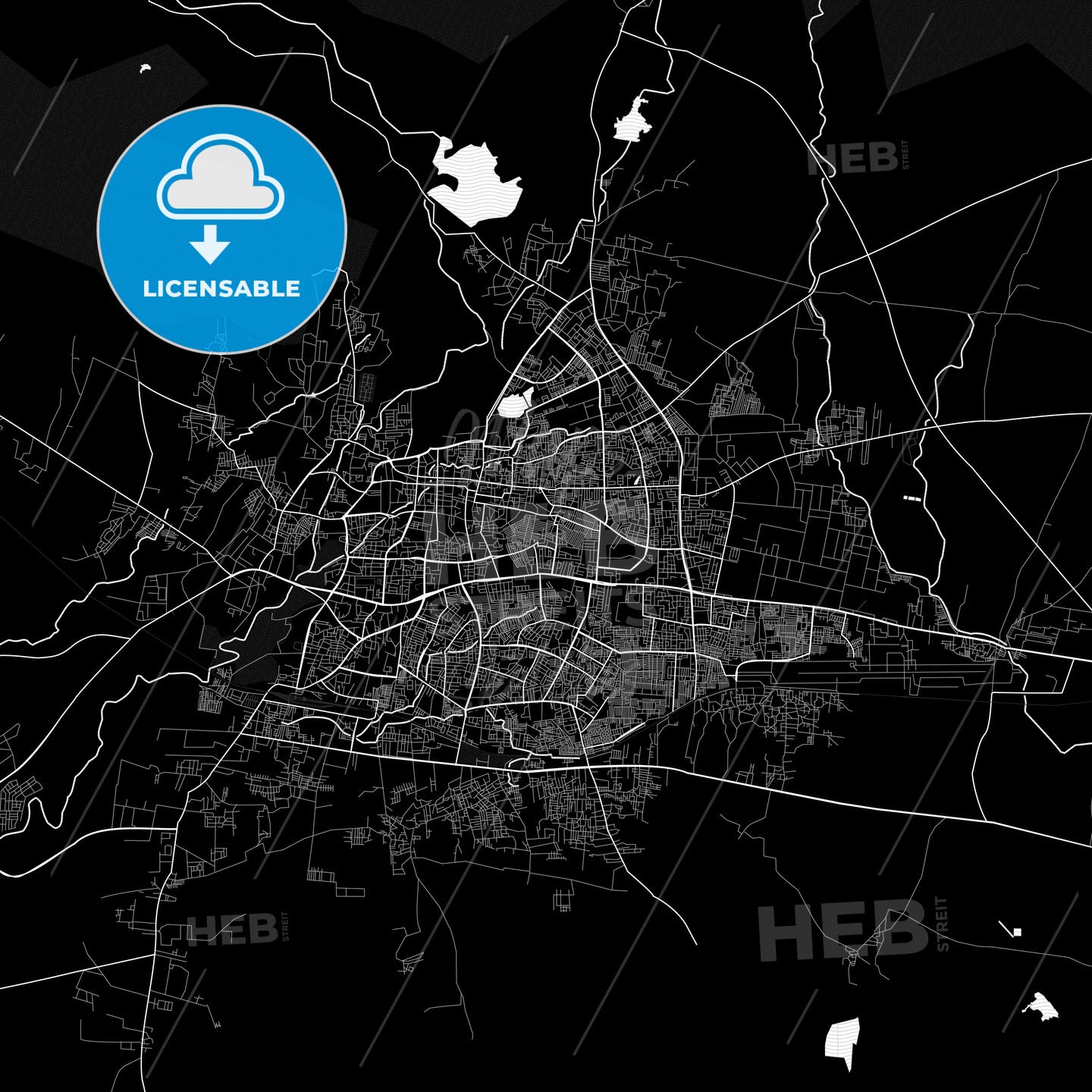 Aurangabad, India PDF map