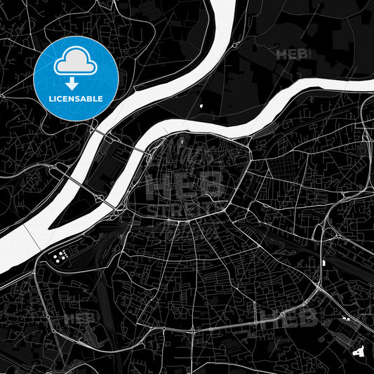 Avignon, France PDF map