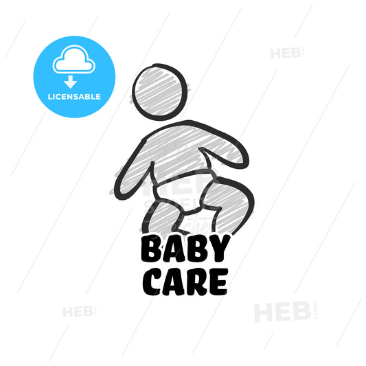 Baby Care Icon – instant download