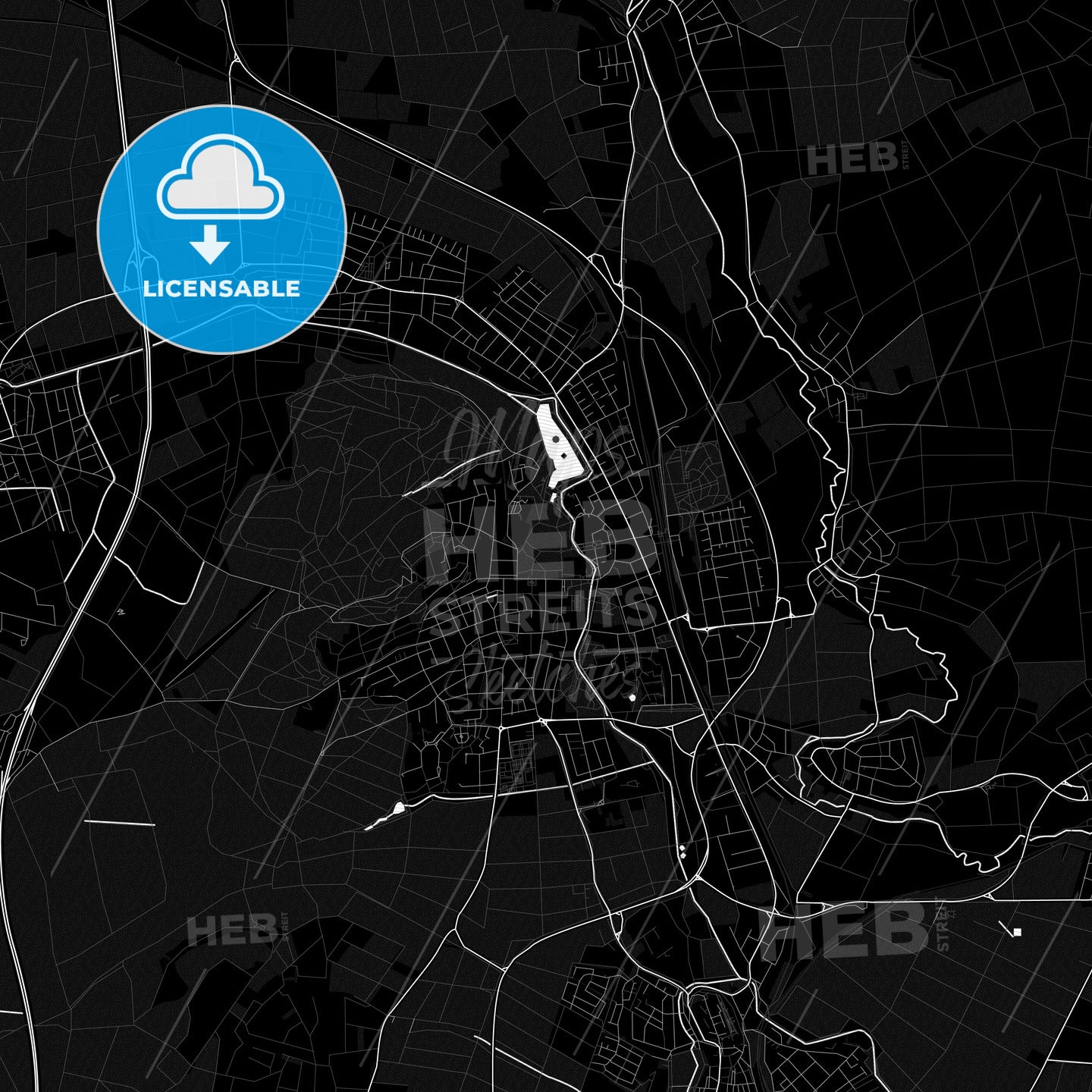 Bad Nauheim, Germany PDF map