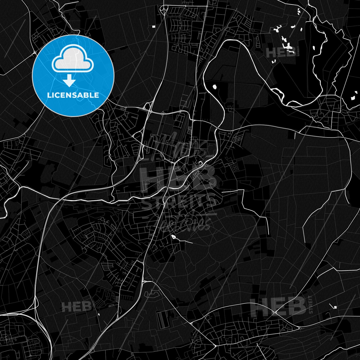 Bad Vilbel, Germany PDF map