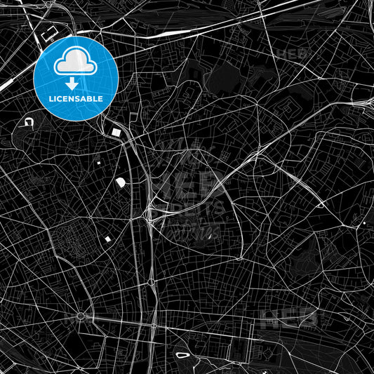 Bagnolet, France PDF map