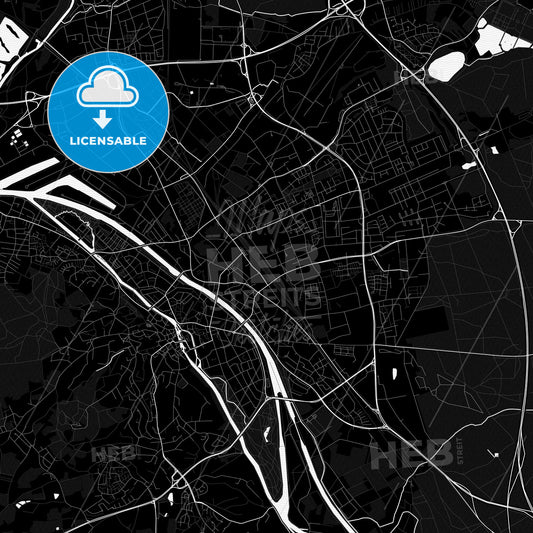 Bamberg, Germany PDF map