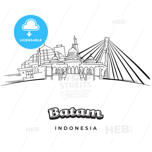 Batam Indonesia famous travel destination – instant download