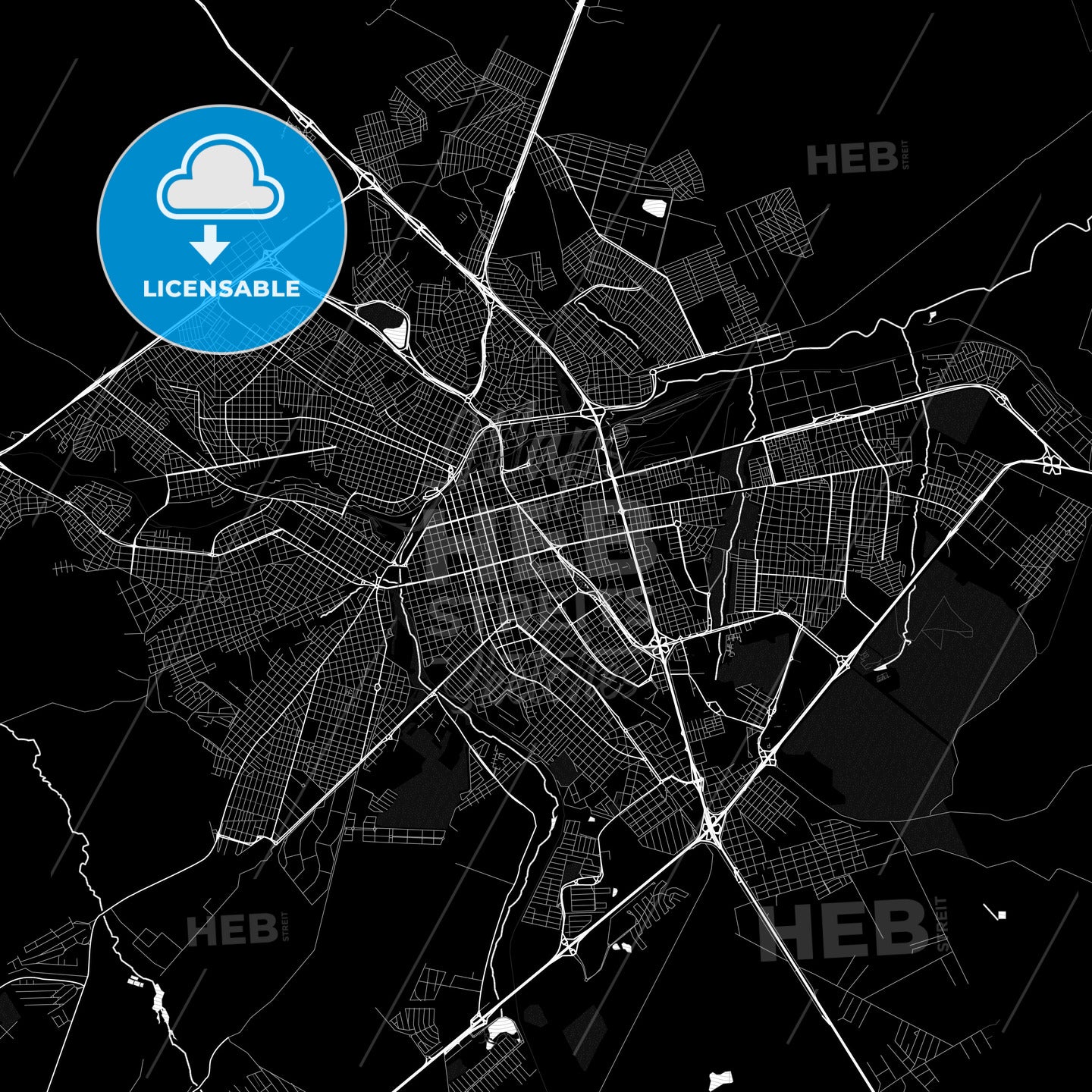 Bauru, Brazil PDF map