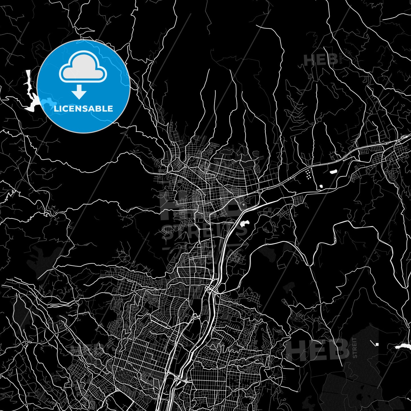 Bello, Colombia PDF map