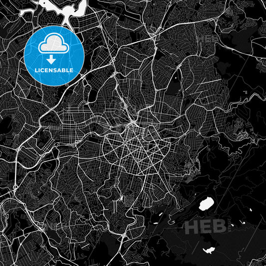 Belo Horizonte, Brazil PDF map