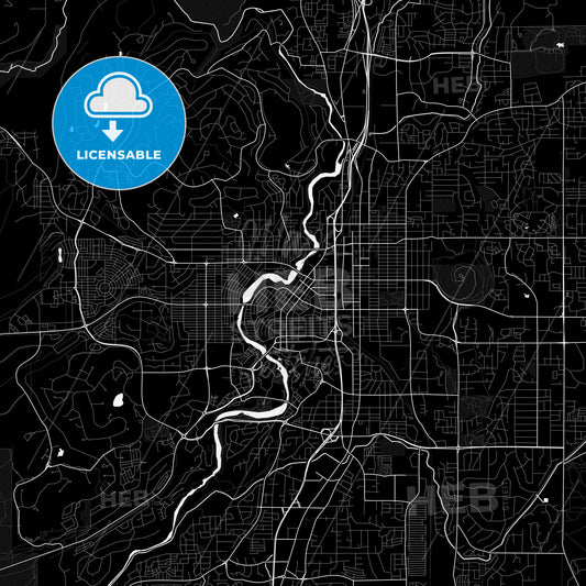 Bend, Oregon, United States, PDF map