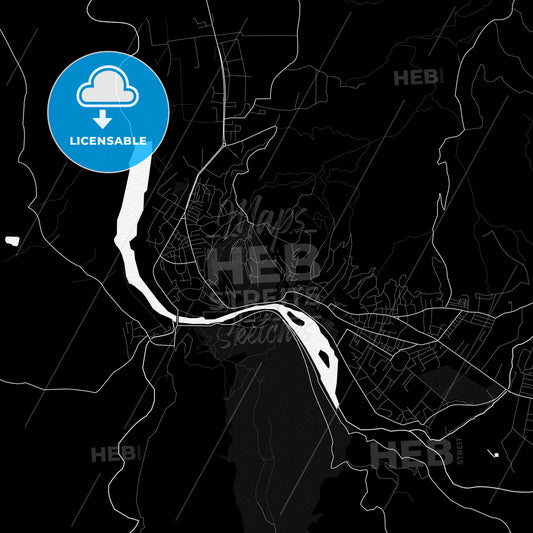 Berat, Albania PDF map