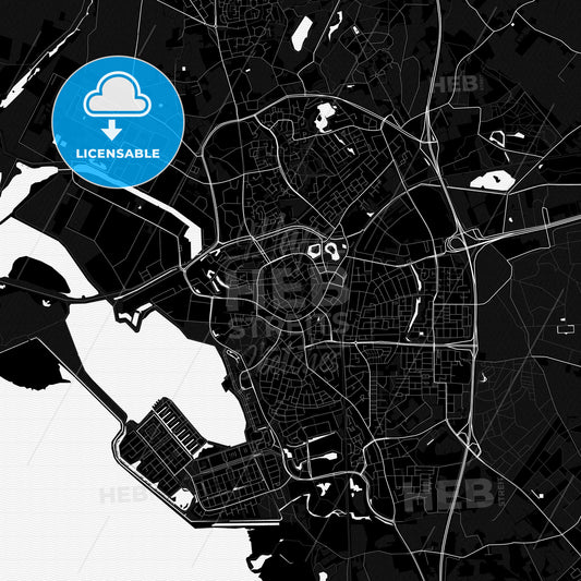 Bergen op Zoom, Netherlands PDF map