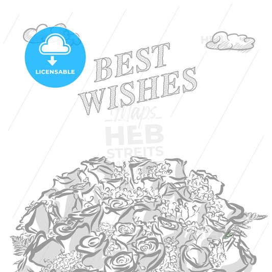 Best wishes marketing cover – instant download