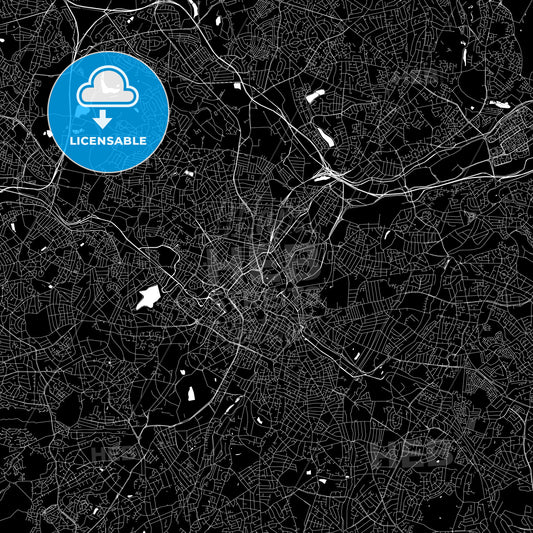 Birmingham UK map