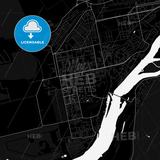 Biysk, Russia PDF map