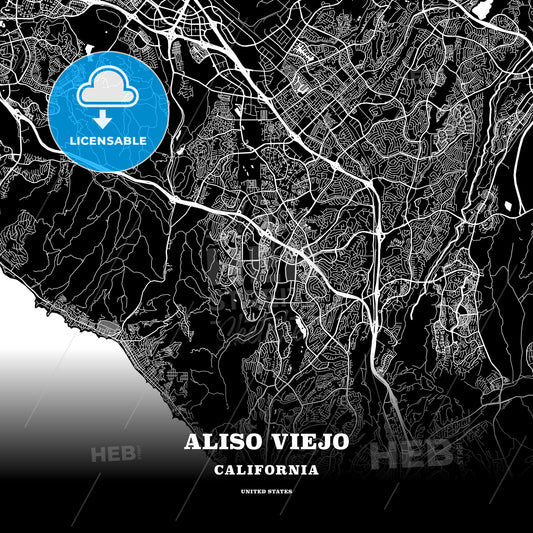 Aliso Viejo, California, USA map