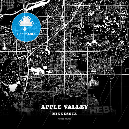 Apple Valley, Minnesota, USA map