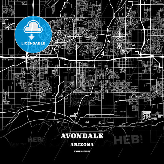 Avondale, Arizona, USA map