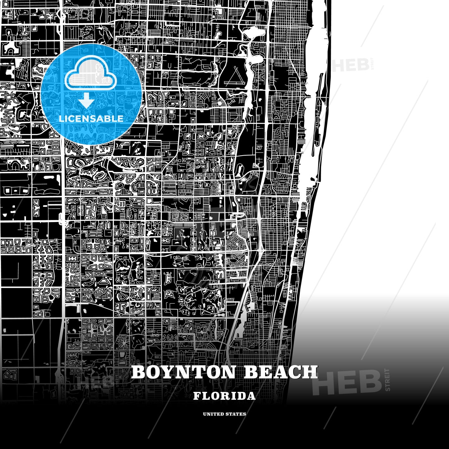 Boynton Beach, Florida, USA map