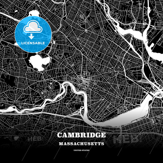 Cambridge, Massachusetts, USA map