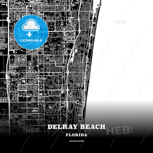 Delray Beach, Florida, USA map