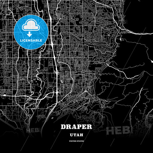 Draper, Utah, USA map