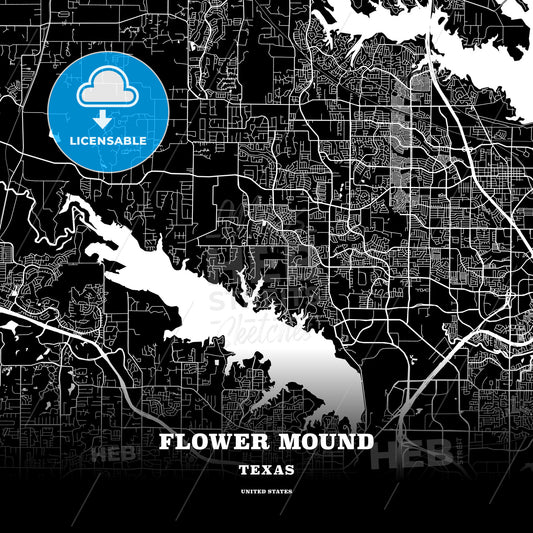Flower Mound, Texas, USA map