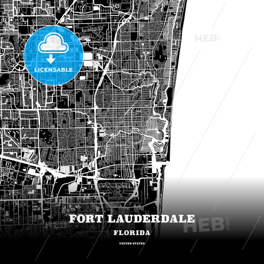 Fort Lauderdale, Florida, USA map