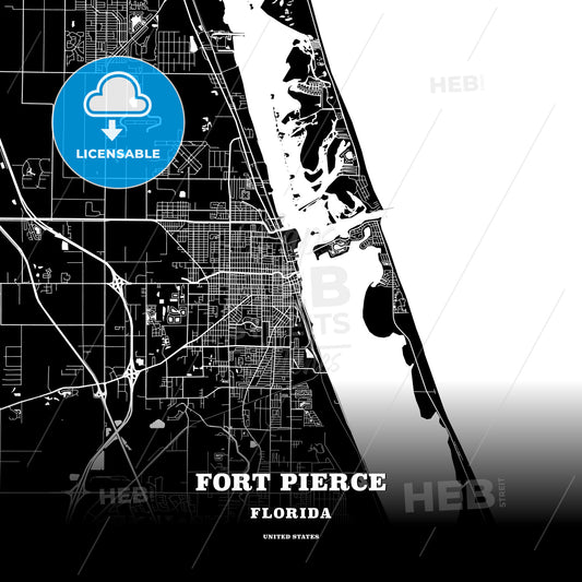 Fort Pierce, Florida, USA map