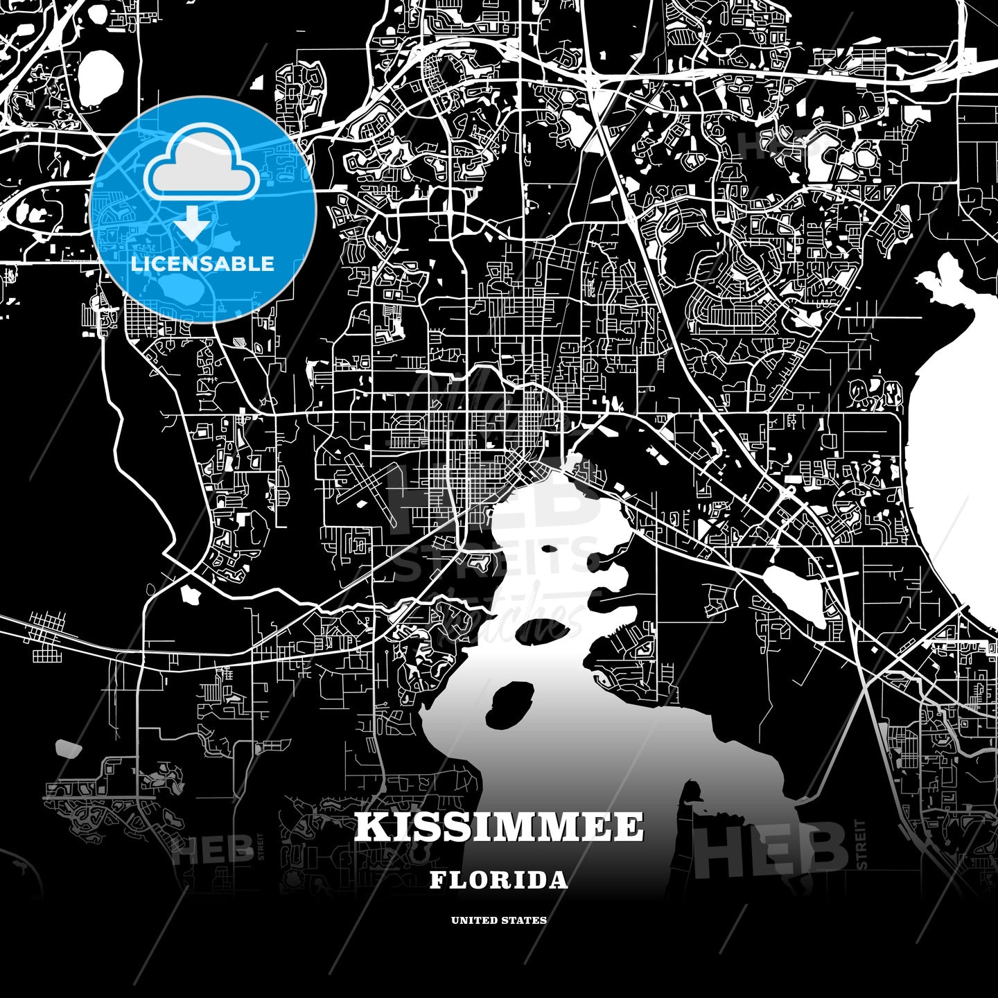 Kissimmee, Florida, USA map