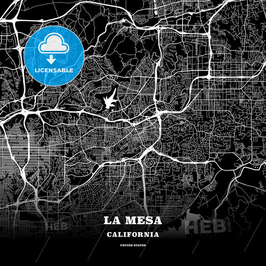 La Mesa, California, USA map