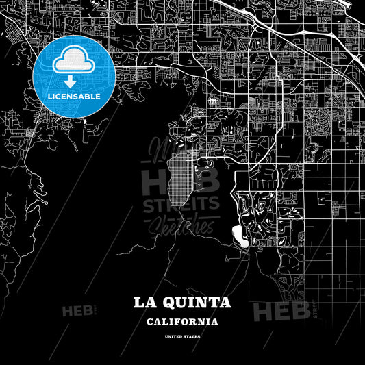 La Quinta, California, USA map