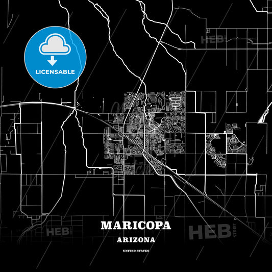 Maricopa, Arizona, USA map