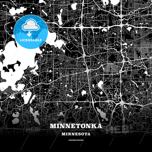 Minnetonka, Minnesota, USA map