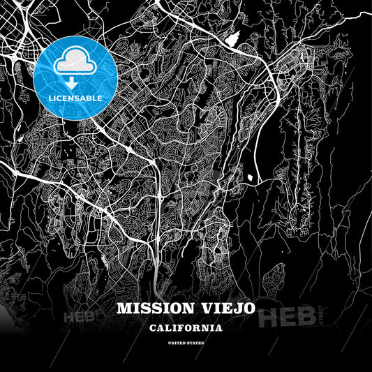 Mission Viejo, California, USA map