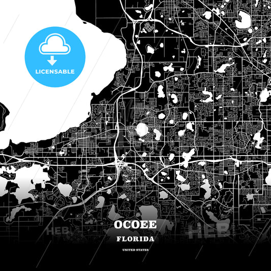 Ocoee, Florida, USA map