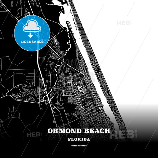Ormond Beach, Florida, USA map