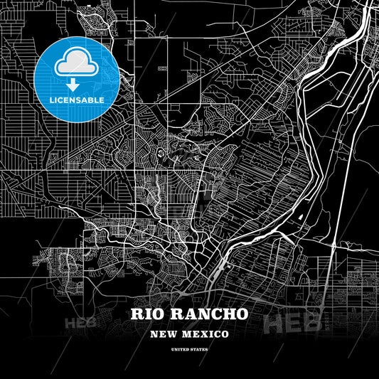 Rio Rancho, New Mexico, USA map