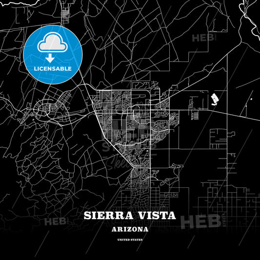 Sierra Vista, Arizona, USA map