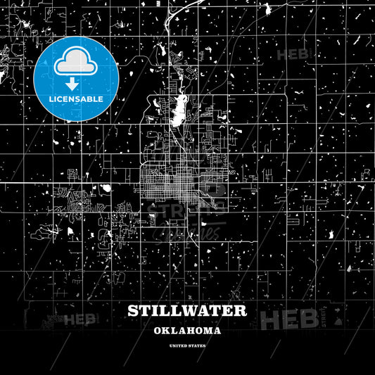 Stillwater, Oklahoma, USA map