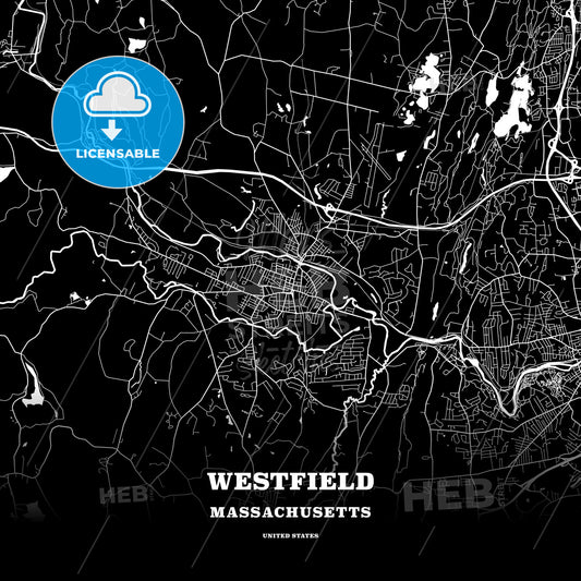 Westfield, Massachusetts, USA map