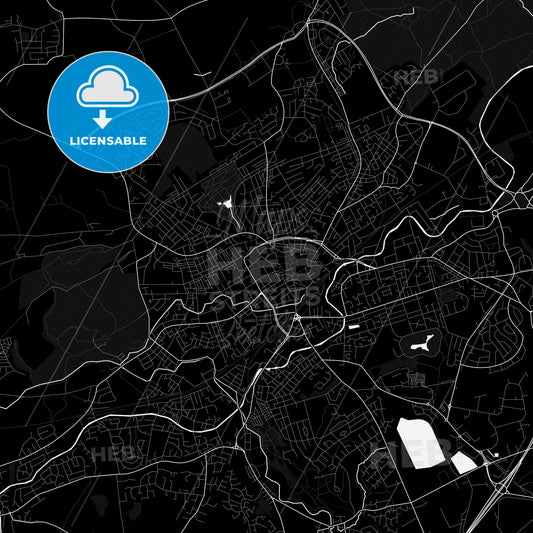 Blackburn, England PDF map