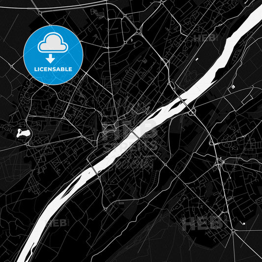 Blois, France PDF map